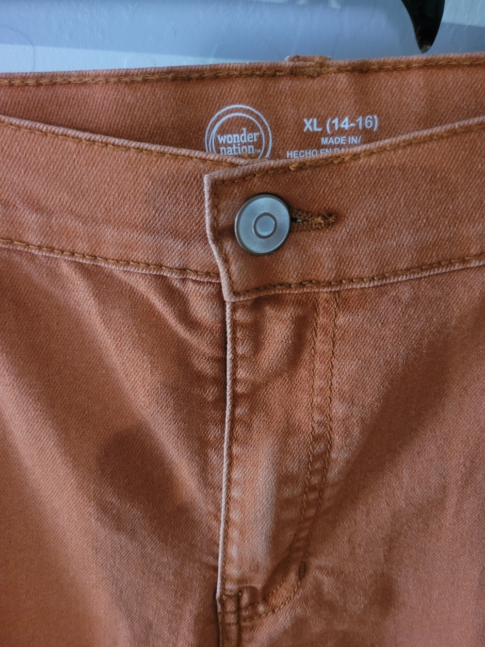 Wonder Nation Women's Boot Cut Jeans - Burnt Orange
